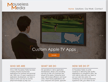 Tablet Screenshot of mouselessmedia.com